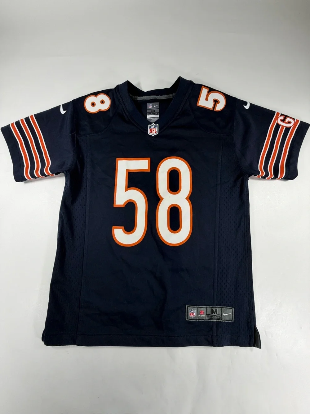 Nike On Field Roquan Smith #58 Chicago Bears Youth Jersey Size M (10-12)